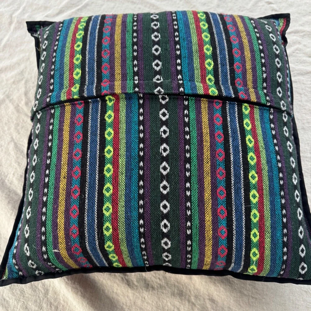 Vintage Miao Hmong Embroidered Pillow 17